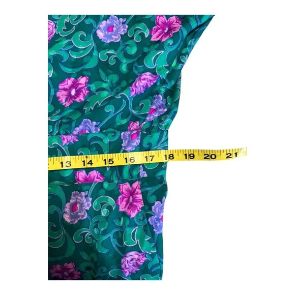 - Maggy London by Jeannene Booher 100% Silk Vintage Dress Size 12 - Picture 13 of 14